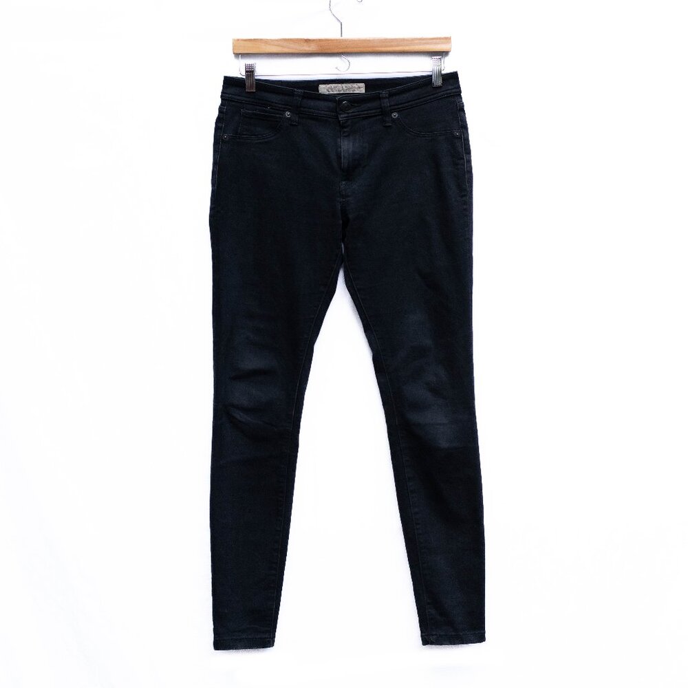 Burberry Brit Black Skinny Jeans Women’s 31x30 Low Rise Grunge Minimalist Denim